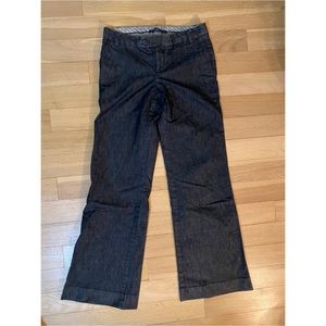 Gap dark denim wide leg jeans